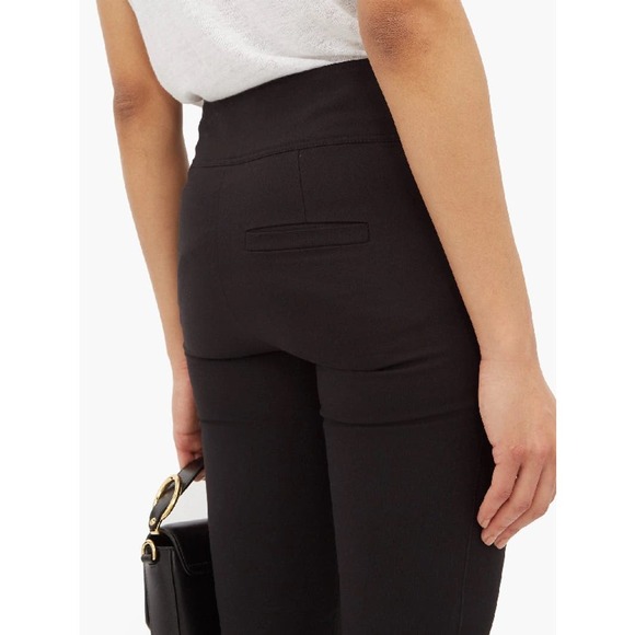 ISABEL MARANT Ovida Trouser Black Sz 2 Dress Pant Classic High Rise Straight Leg - Picture 6 of 16